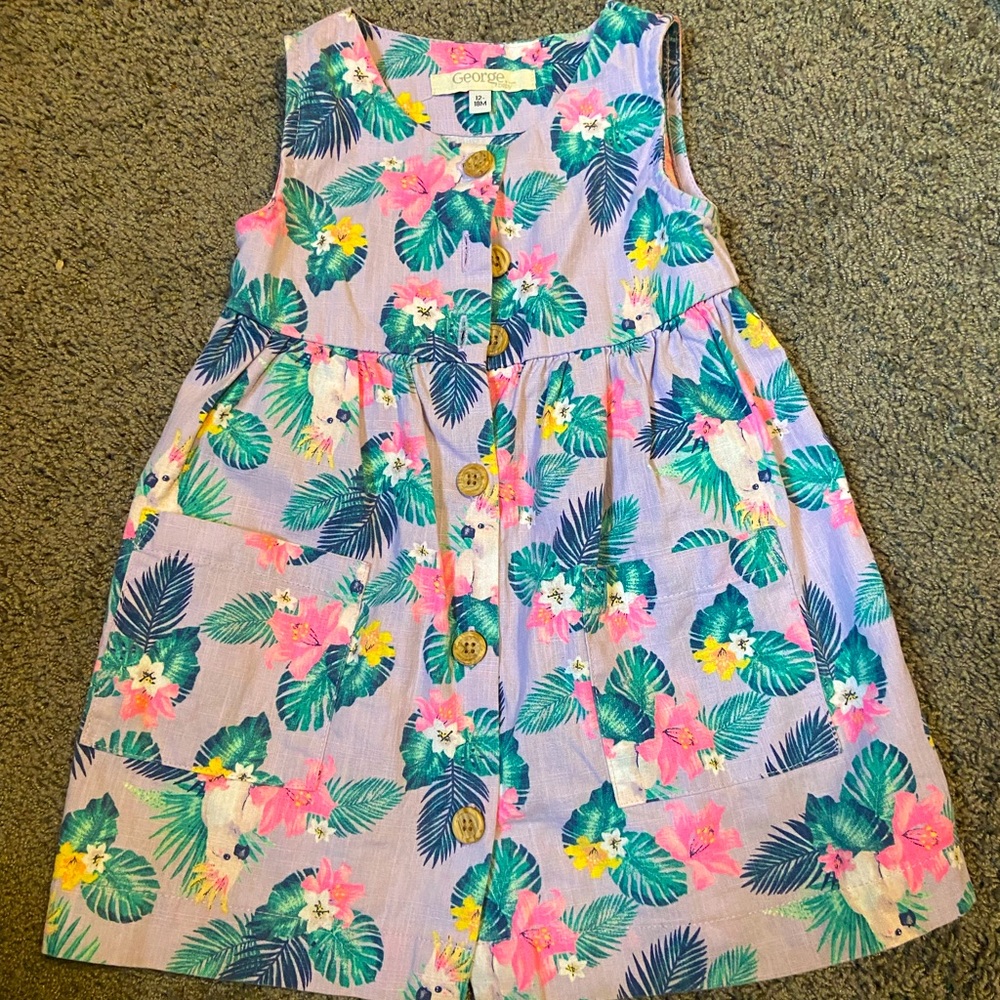 12-18 m Baby girl floral dress!